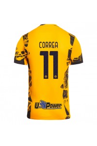 Inter Milan Joaquin Correa #11 Voetbaltruitje 3e tenue 2024-25 Korte Mouw